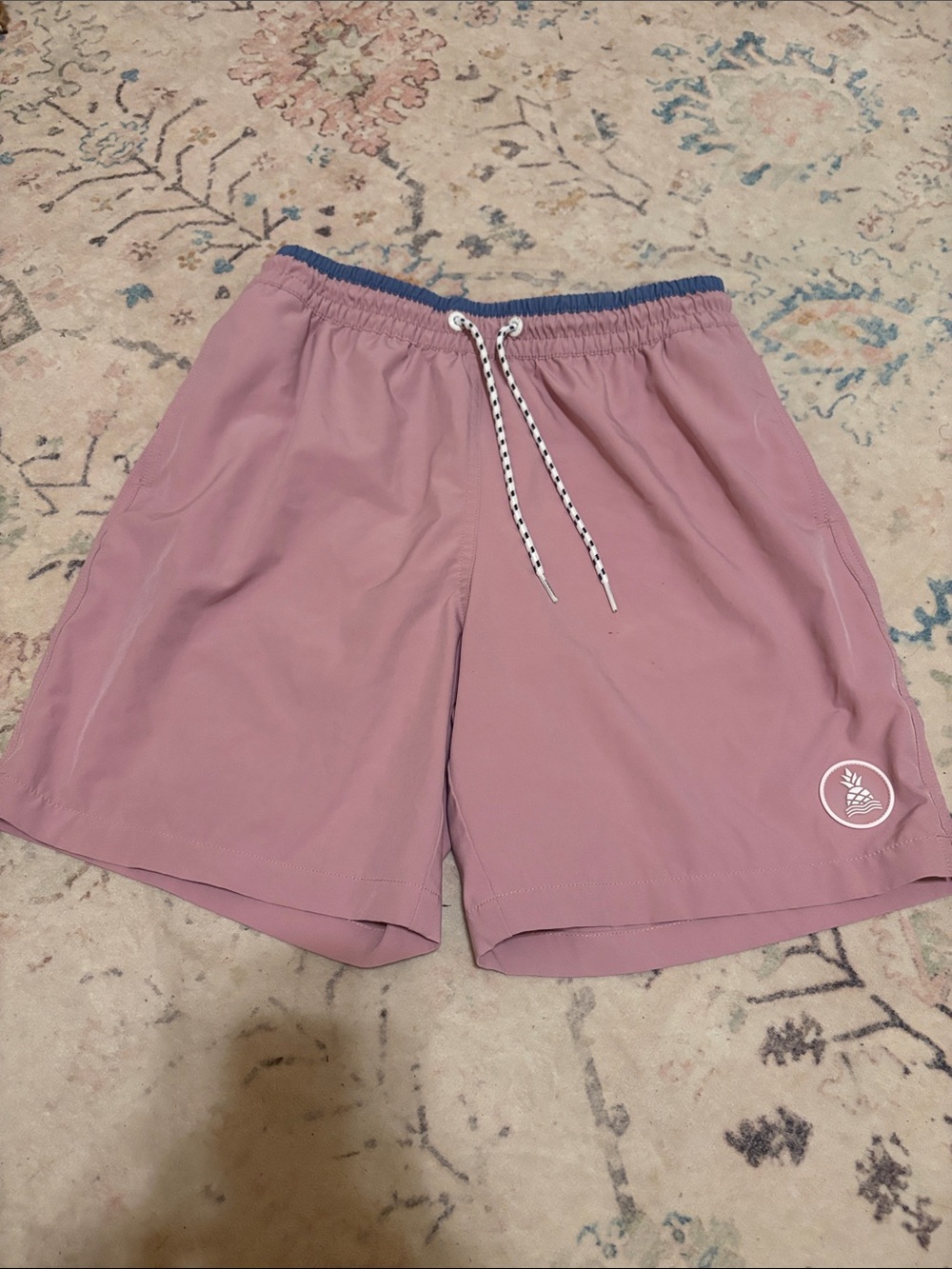 Chubbies Men's Classic 7" Swim Trunks. Size Small. Dusty Rose color.